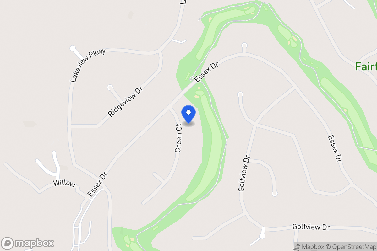 Map of 4198 Green Ct