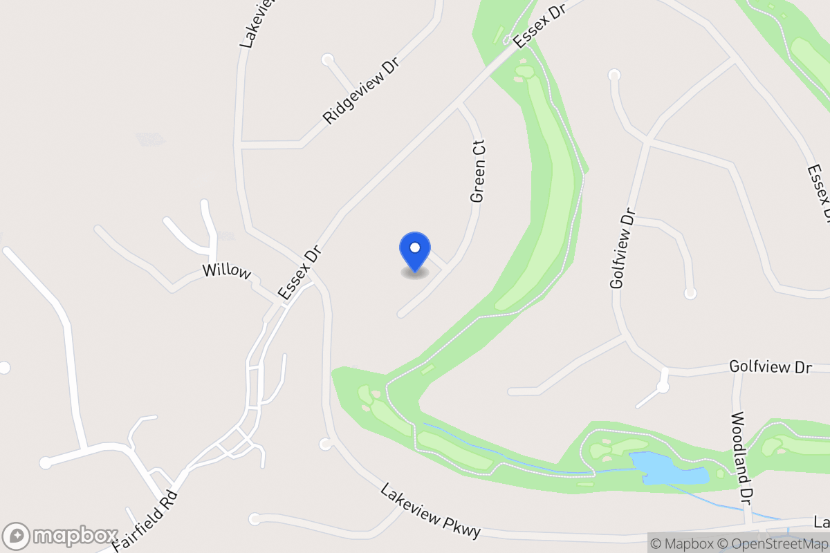 Map of 4216 Green Ct