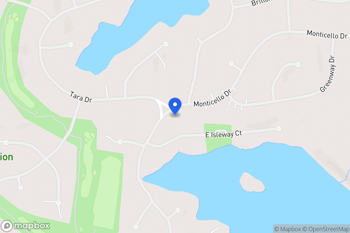 Map of 5001 Monticello Dr