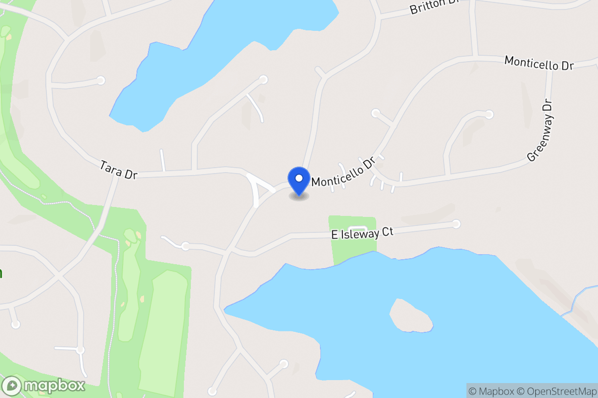 Map of 5002 Monticello Dr
