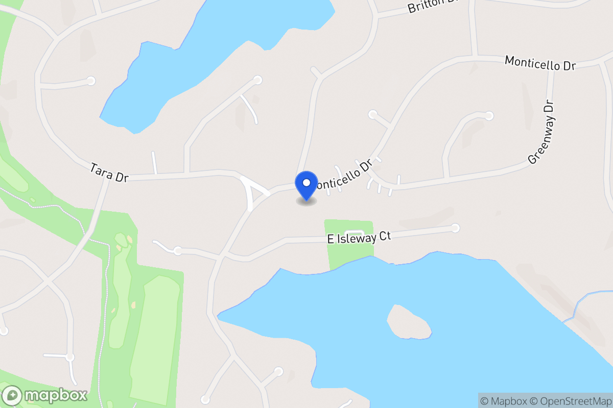 Map of 5003 Monticello Dr
