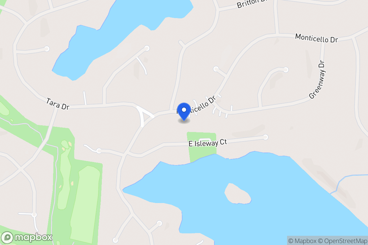 Map of 5004 Monticello Dr