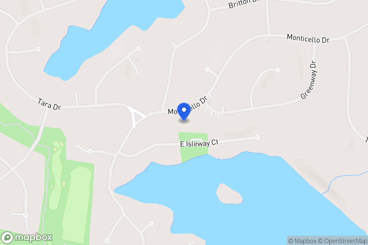 Map of 5005 Monticello Dr
