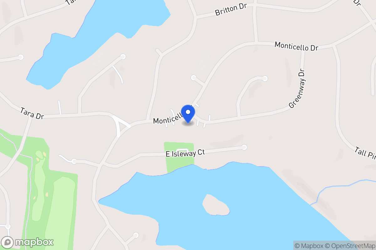 Map of 5007 Monticello Dr