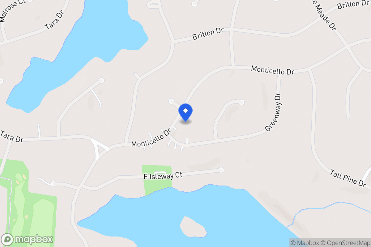Map of 5009 Monticello Dr