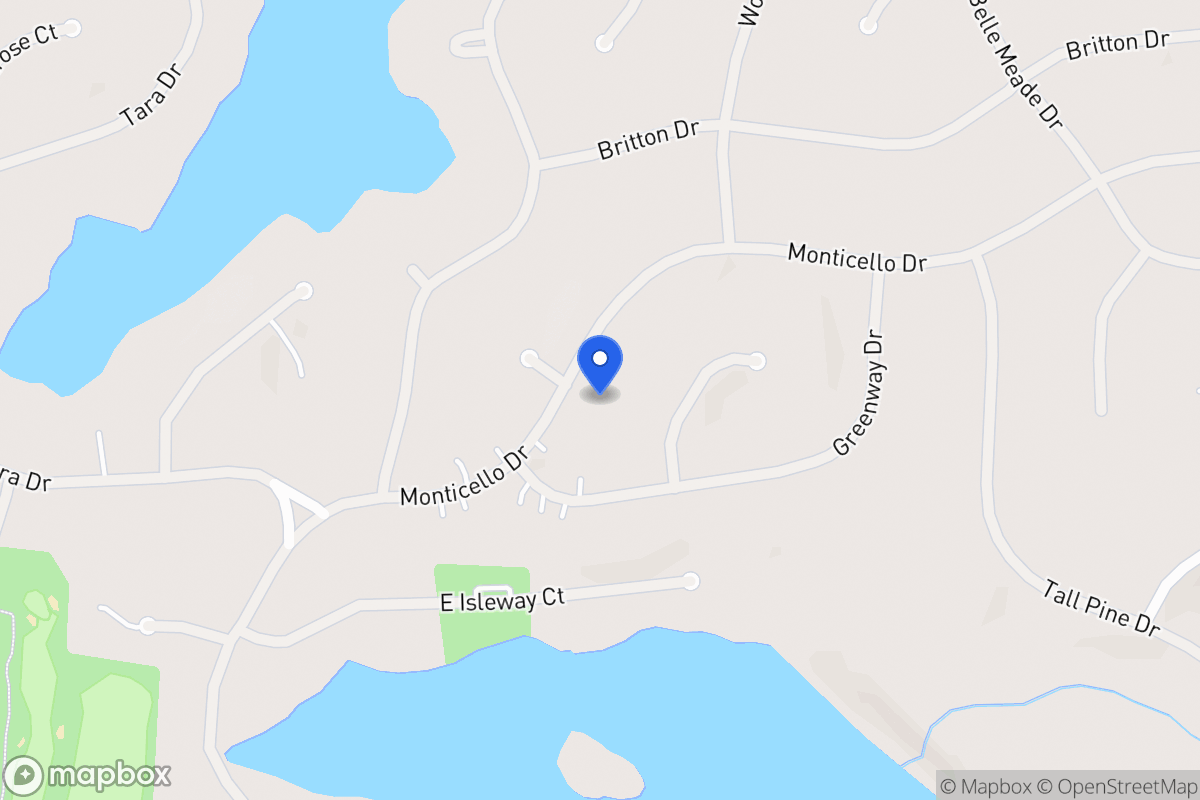 Map of 5010 Monticello Dr