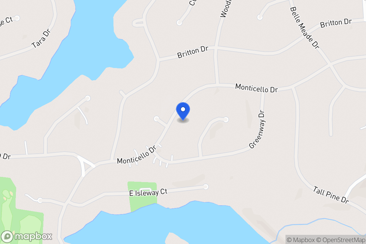 Map of 5012 Monticello Dr