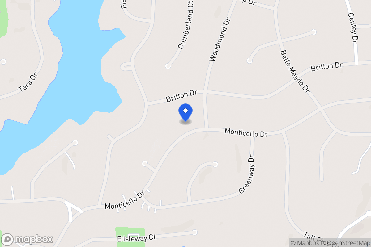 Map of 5023 Monticello Dr