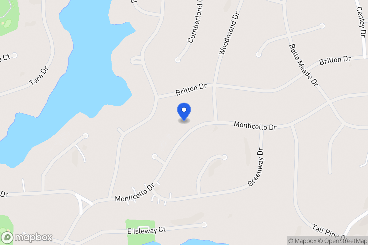 Map of 5024 Monticello Dr