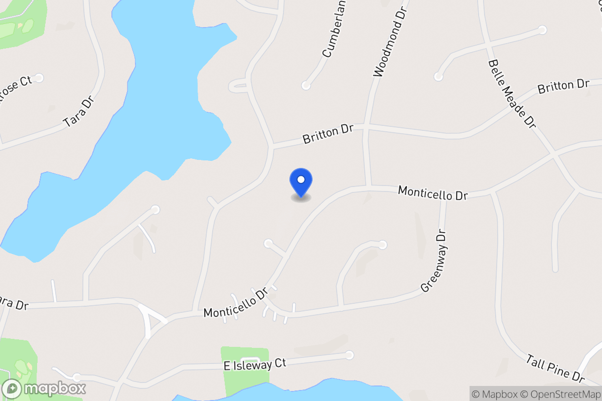 Map of 5026 Monticello Dr