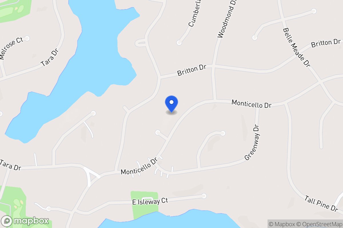 Map of 5027 Monticello Dr