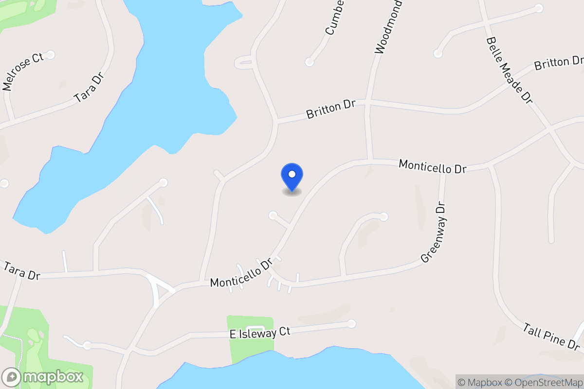 Map of 5028 Monticello Dr