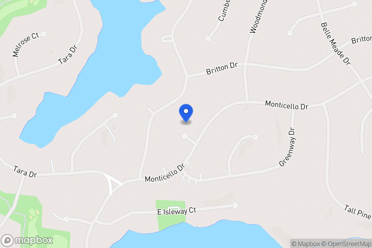 Map of 5030 Monticello Dr