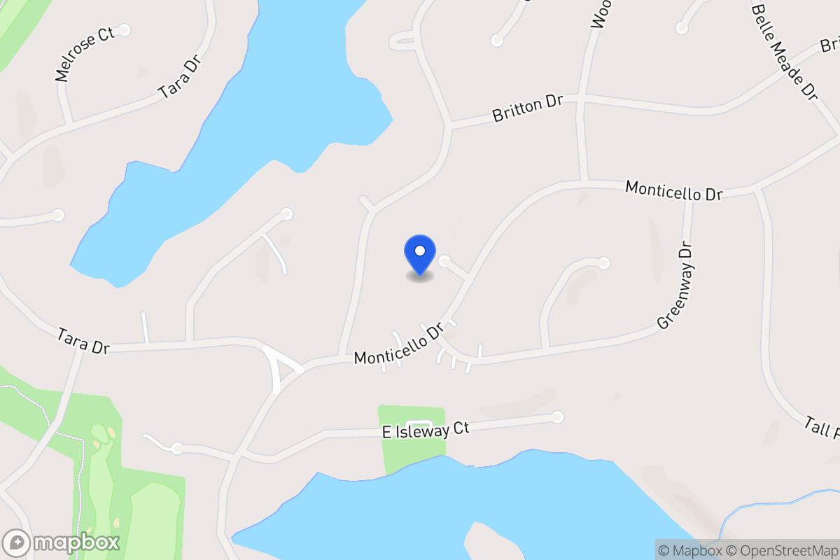 Map of 5033 Monticello Ct
