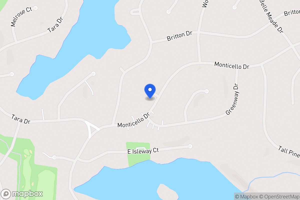 Map of 5034 Monticello Dr