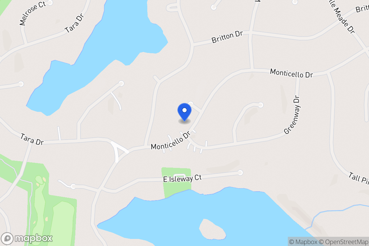 Map of 5035 Monticello Dr