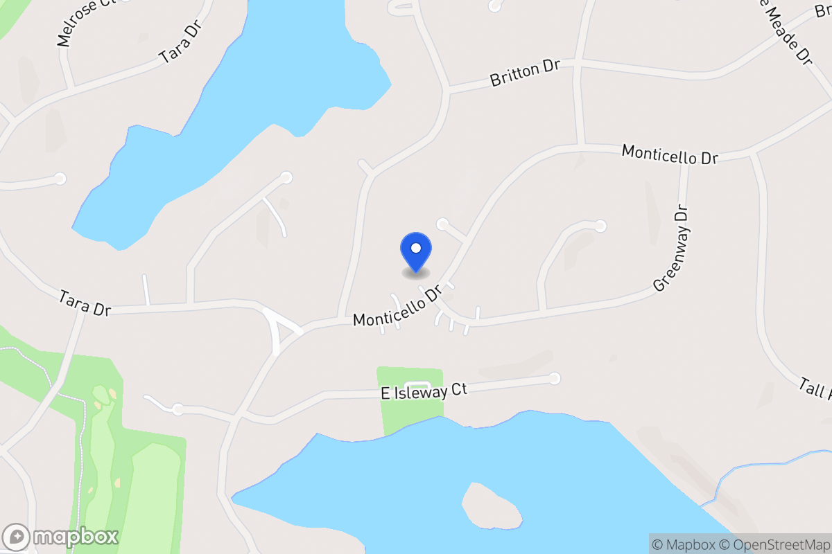 Map of 5036 Monticello Dr