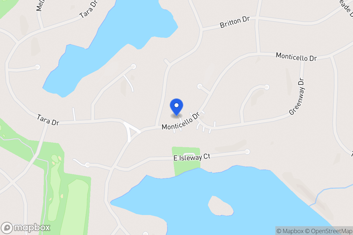 Map of 5038 Monticello Dr