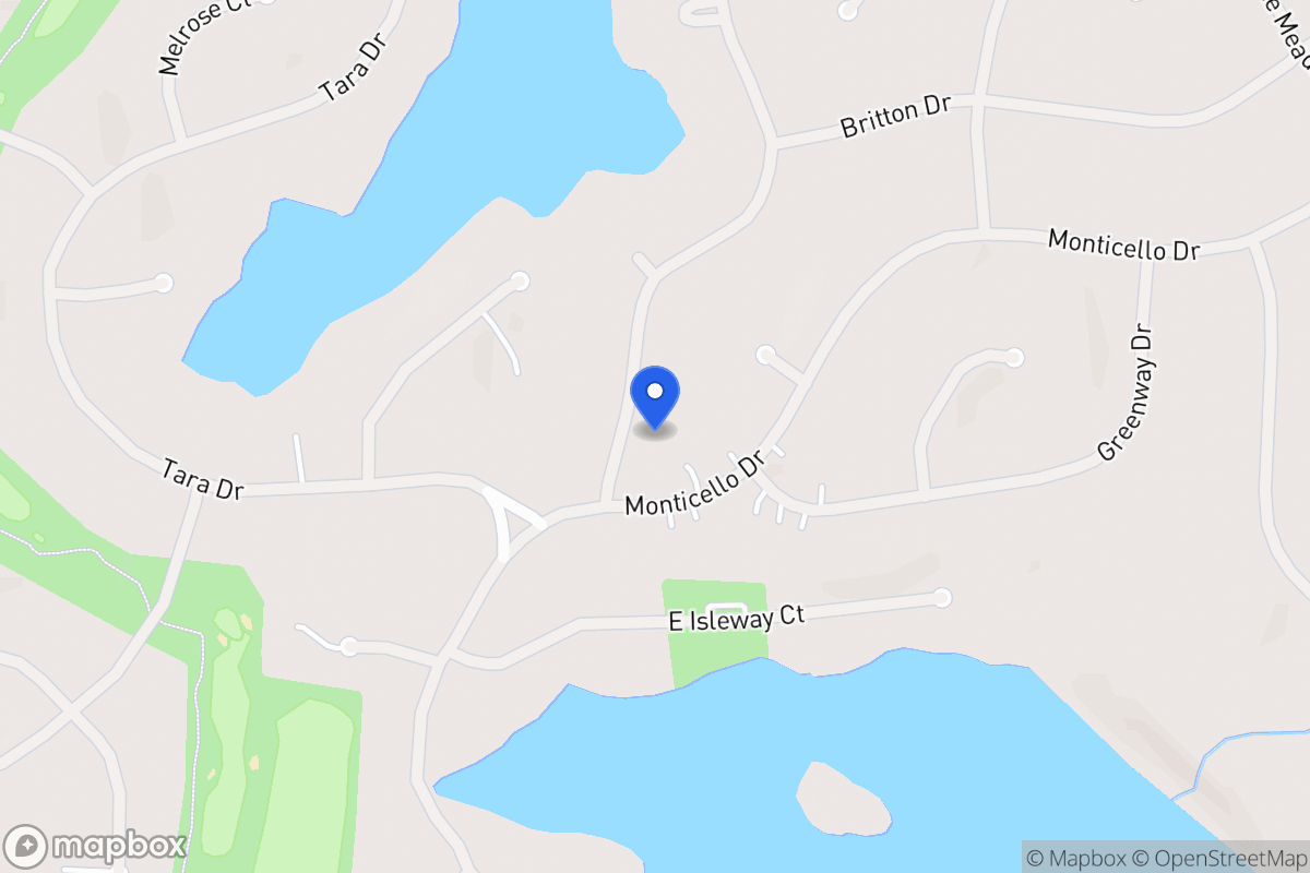 Map of 5040 Woodmont Dr