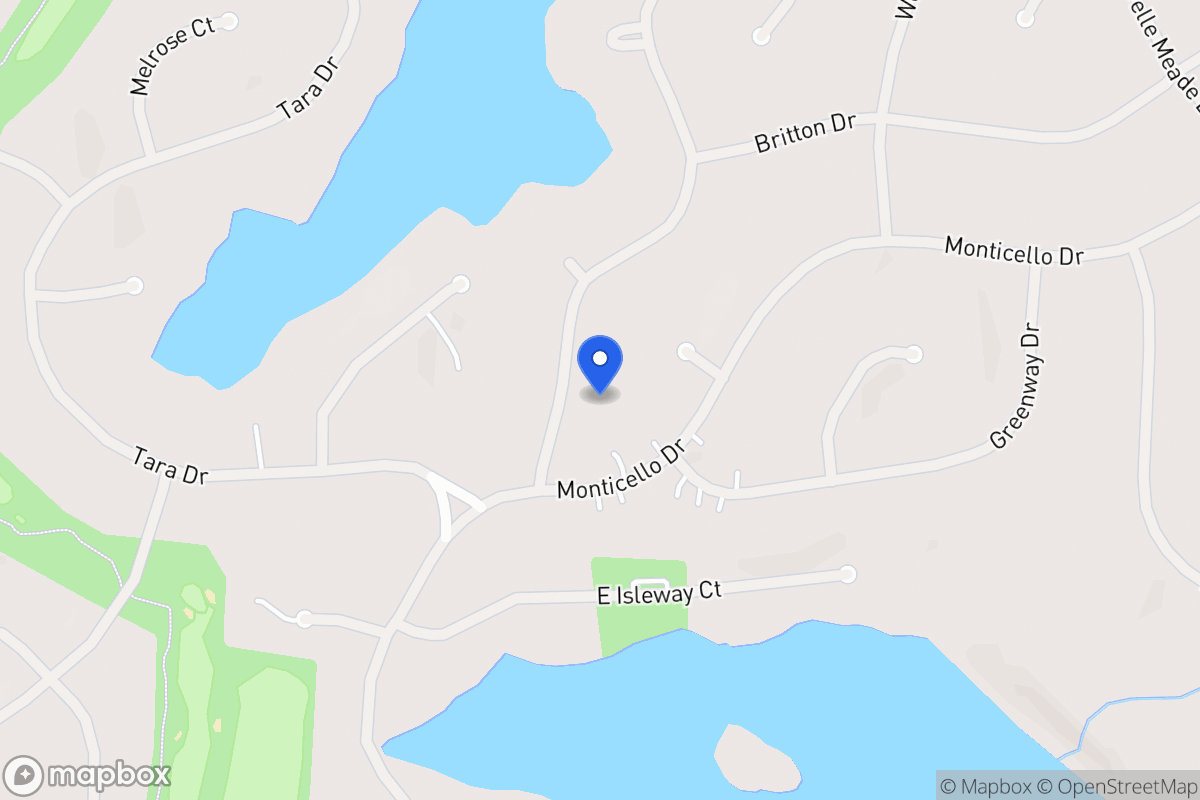 Map of 5041 Woodmont Dr