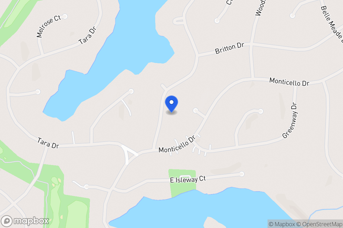 Map of 5042 Woodmont Dr