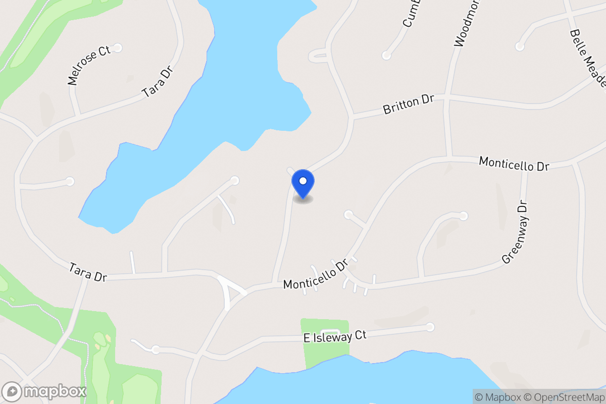 Map of 5044 Woodmont Dr