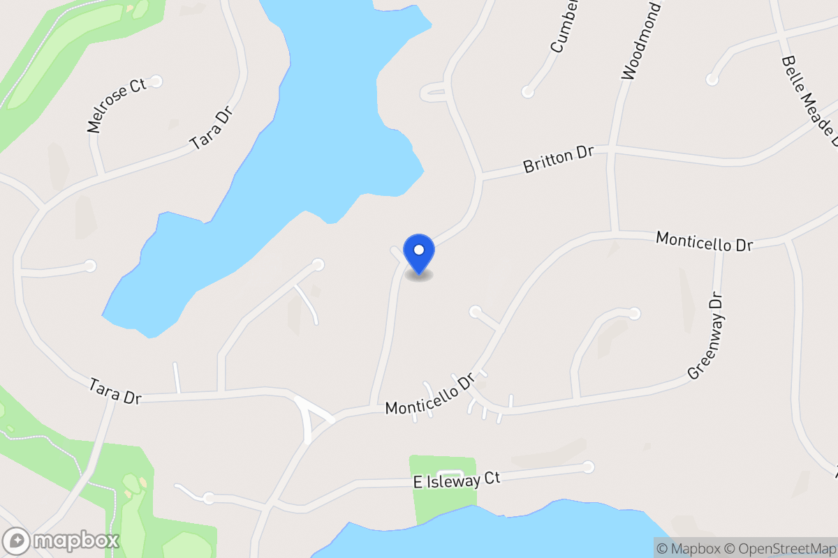 Map of 5045 Woodmont Dr