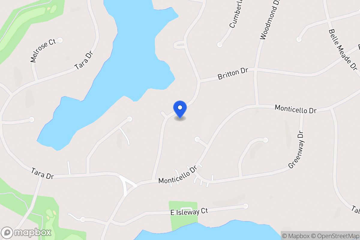 Map of 5046 Woodmont Dr