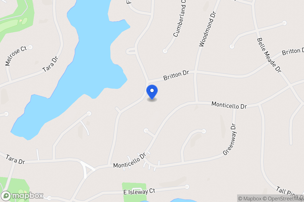 Map of 5049 Woodmont Dr
