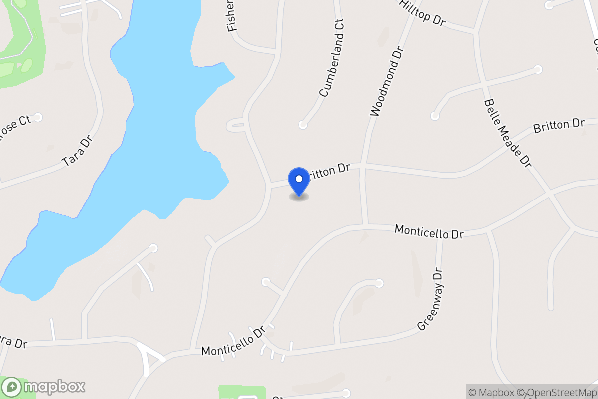 Map of 5051 Britton Dr
