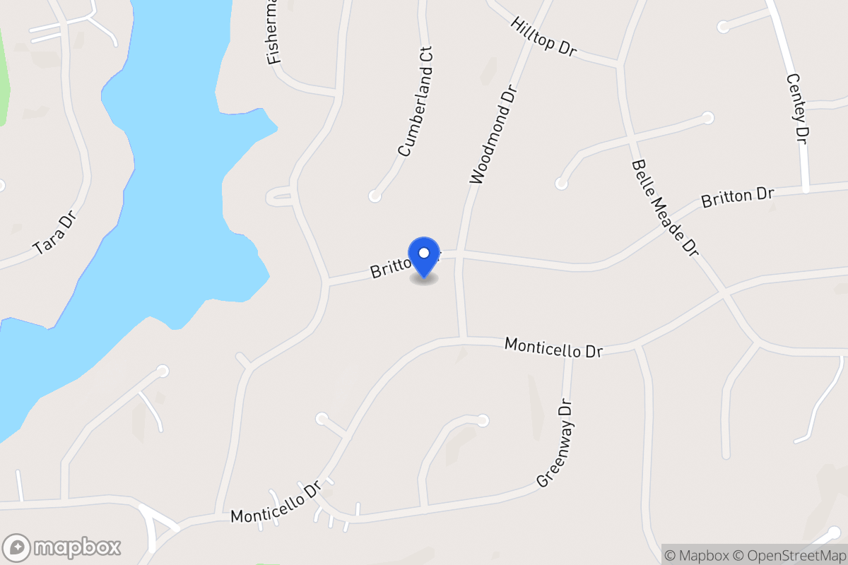 Map of 5054 Britton Dr
