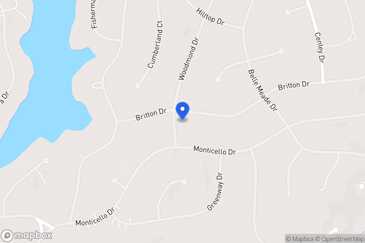 Map of 5056 Britton Dr