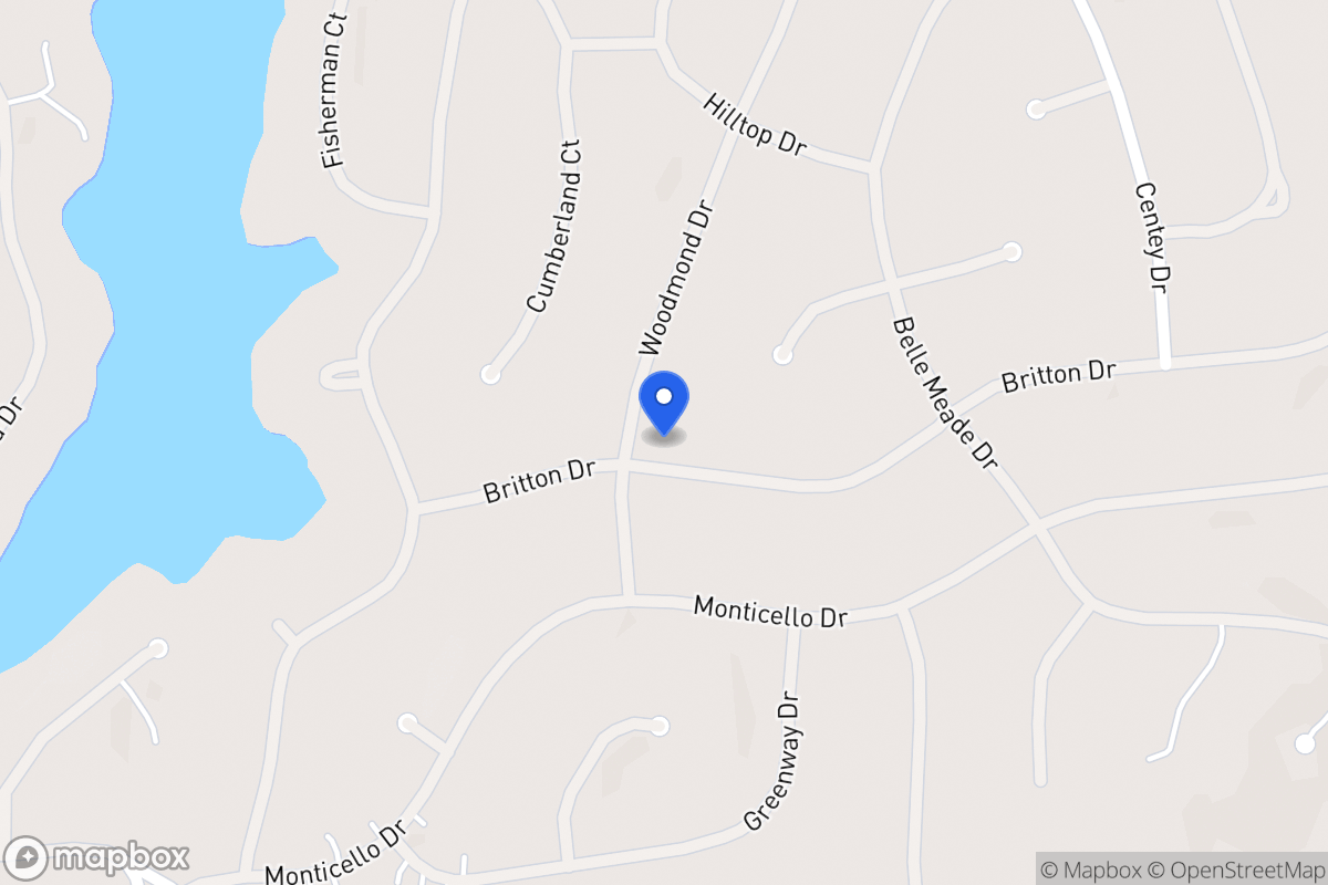 Map of 5057 Britton Dr