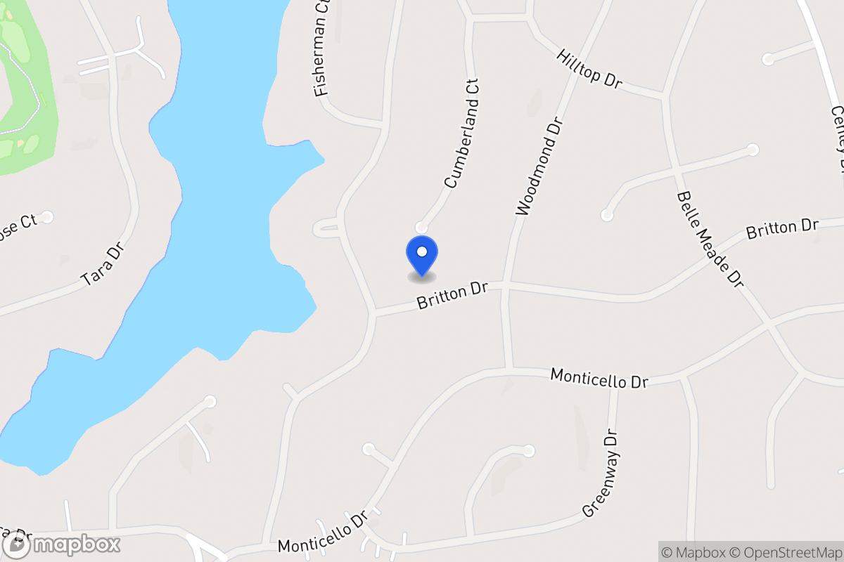 Map of 5061 Britton Dr