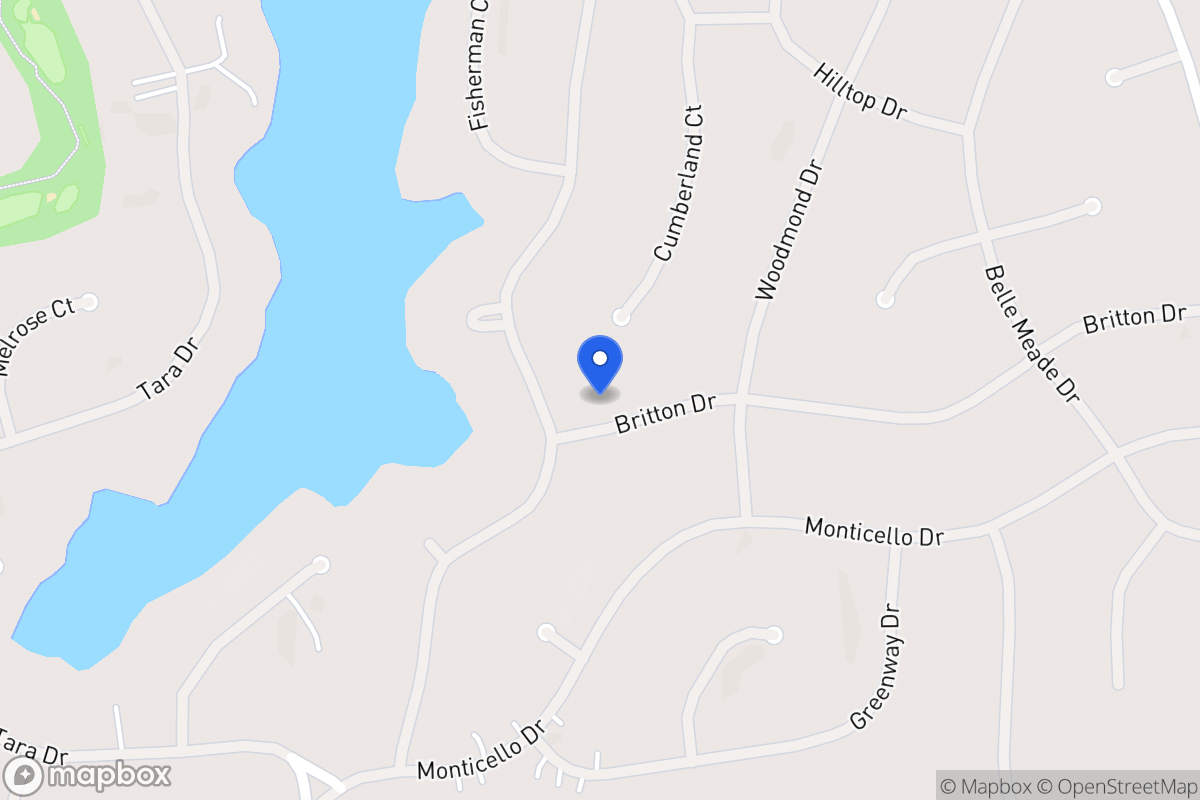 Map of 5062 Britton Dr