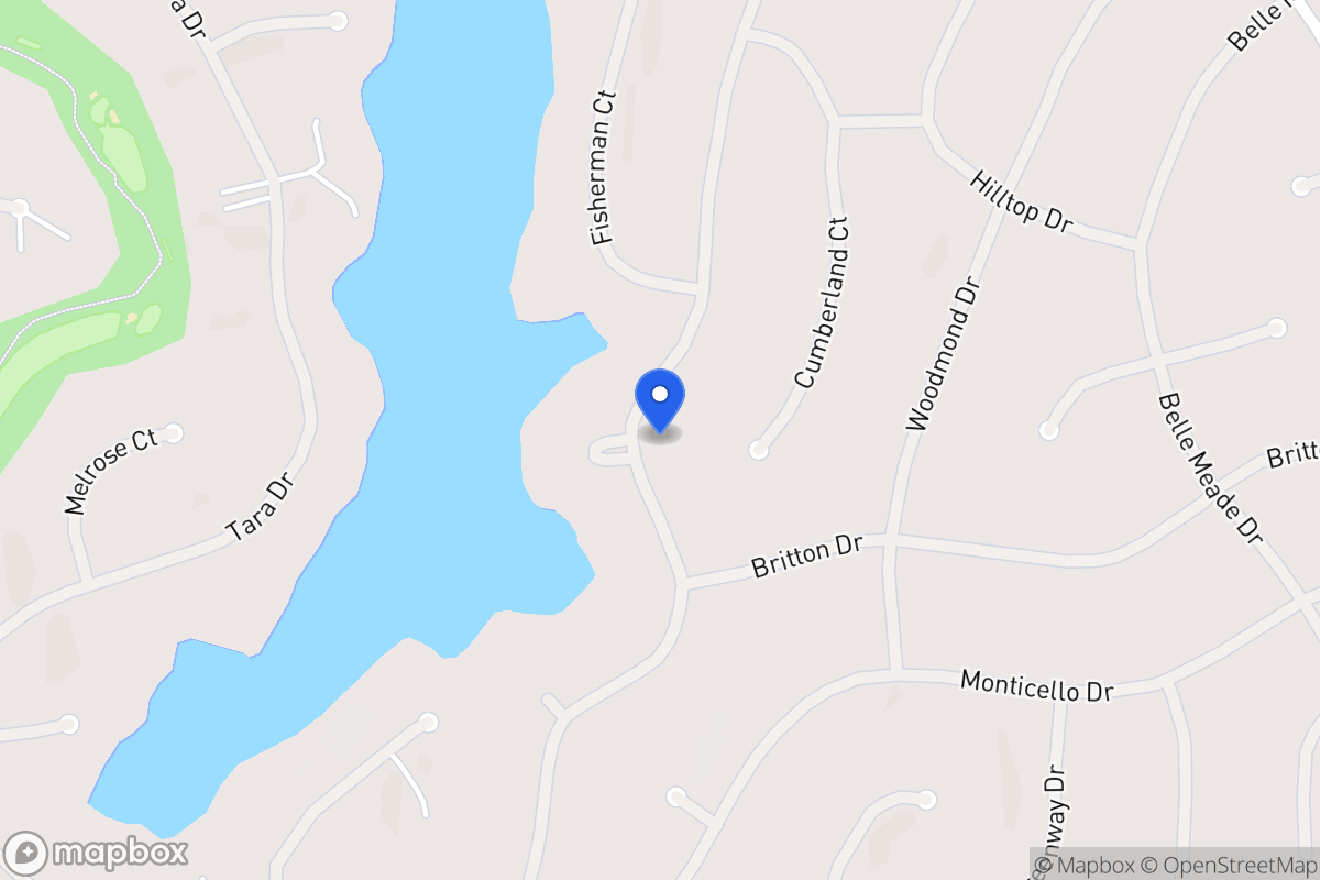 Map of 5067 Woodmond Dr