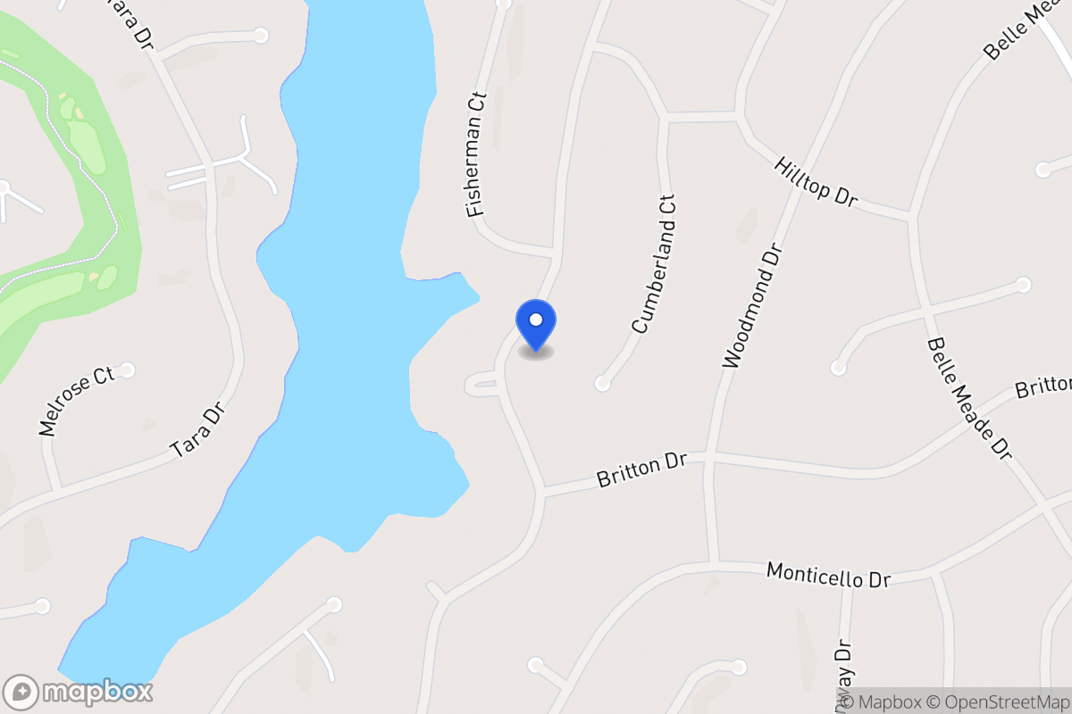 Map of 5068 Woodmont Dr