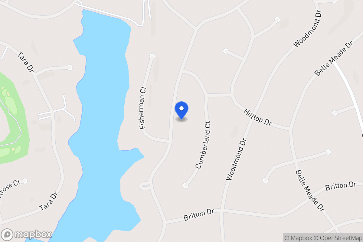 Map of 5076 Woodmont Dr