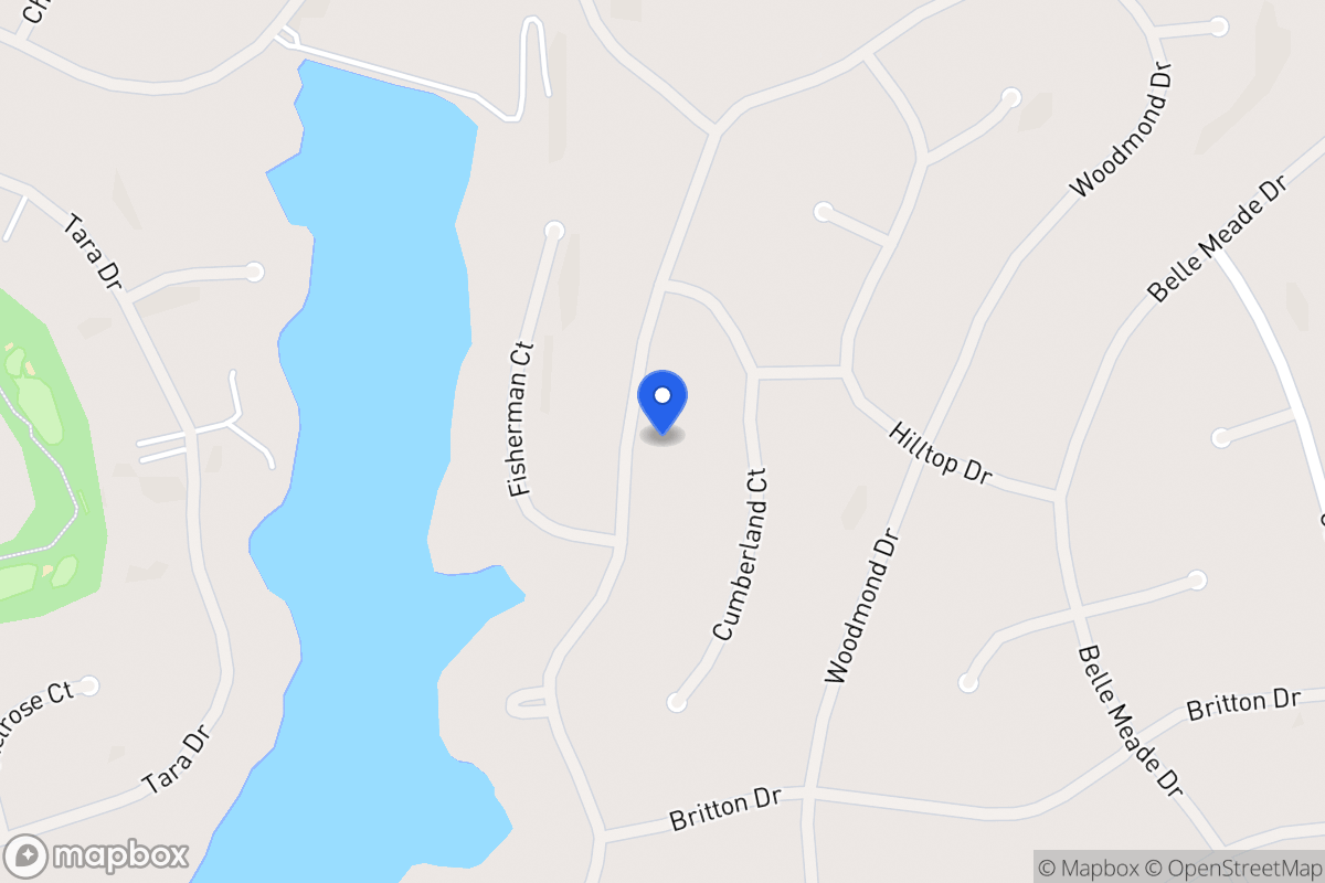 Map of 5077 Woodmont Dr