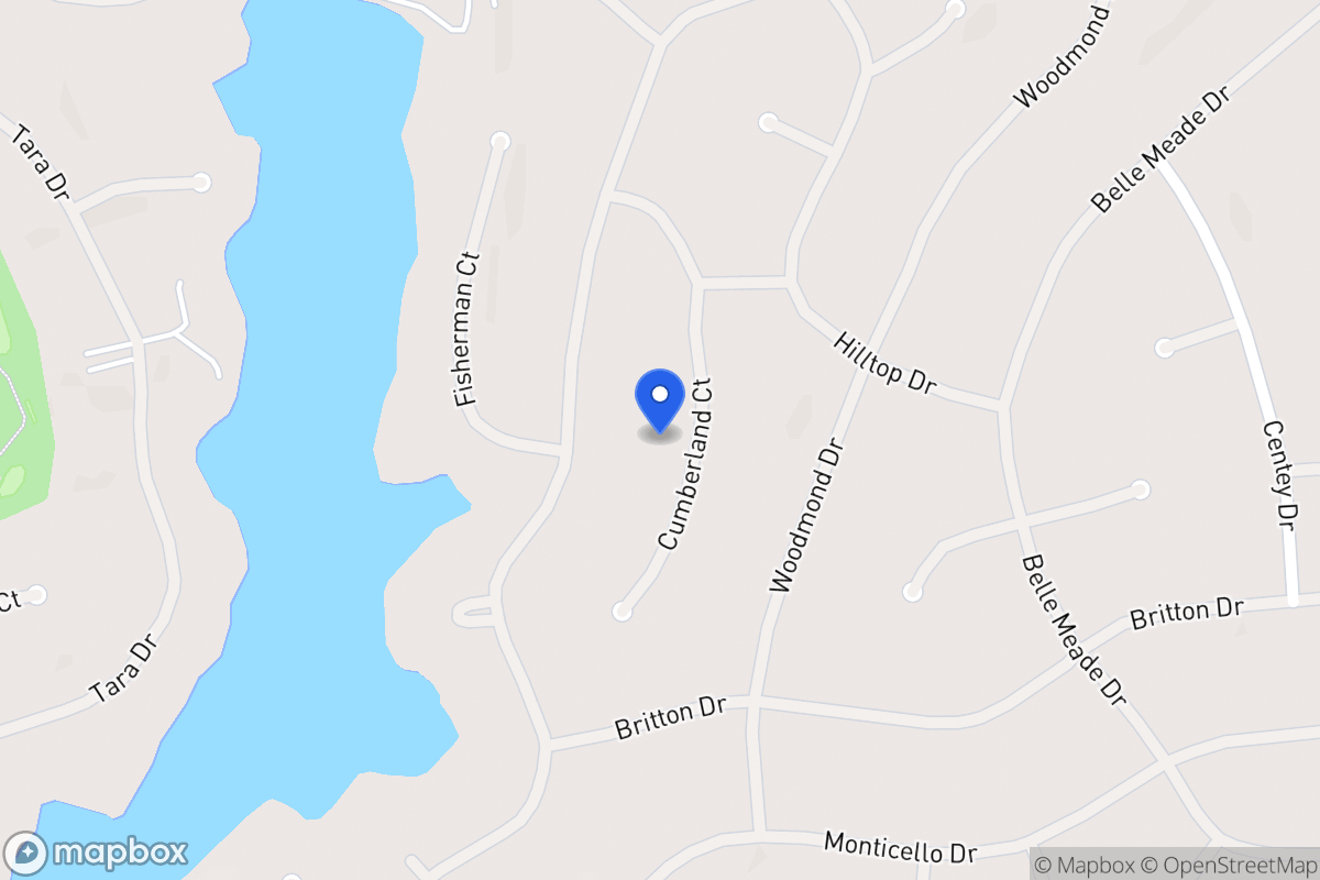 Map of 5089 Cumberland Ct