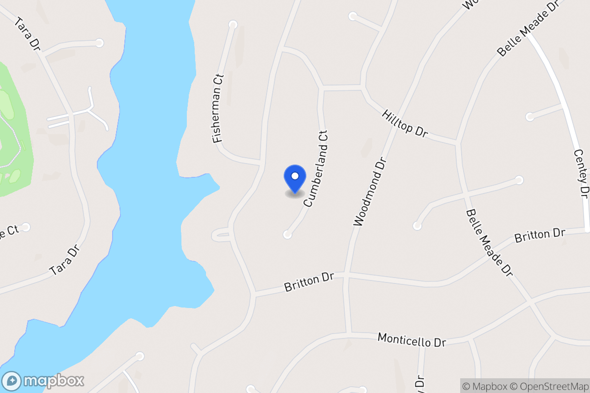 Map of 5092 Cumberland Ct