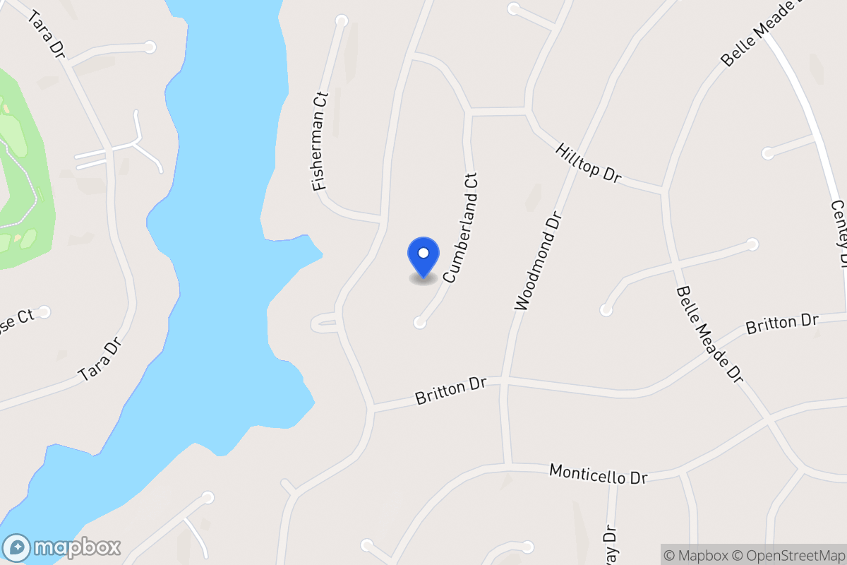 Map of 5093 Cumberland Ct