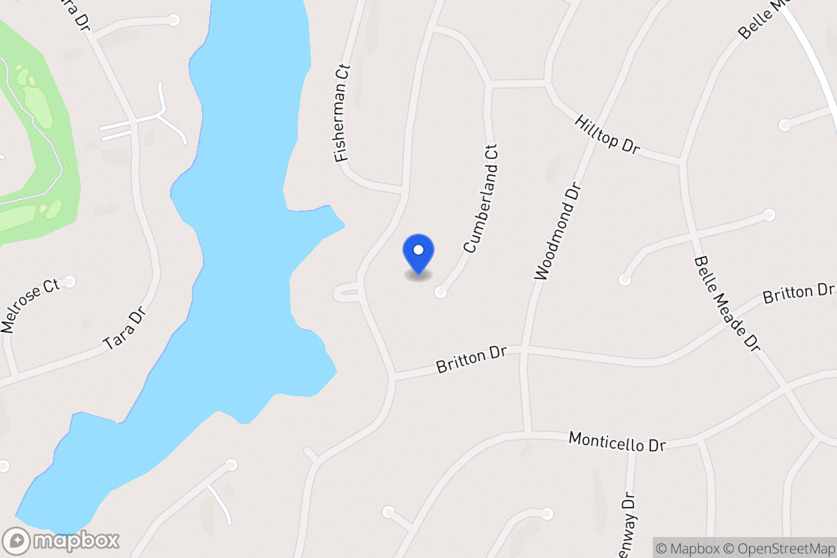 Map of 5095 Cumberland Ct