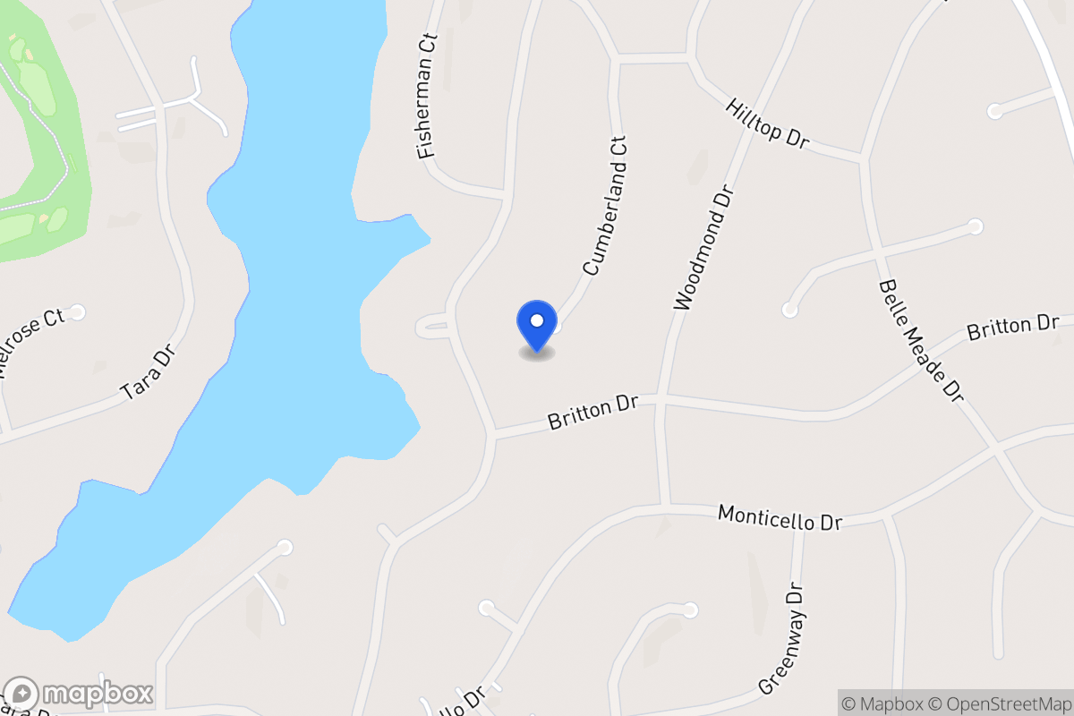 Map of 5097 Cumberland Ct