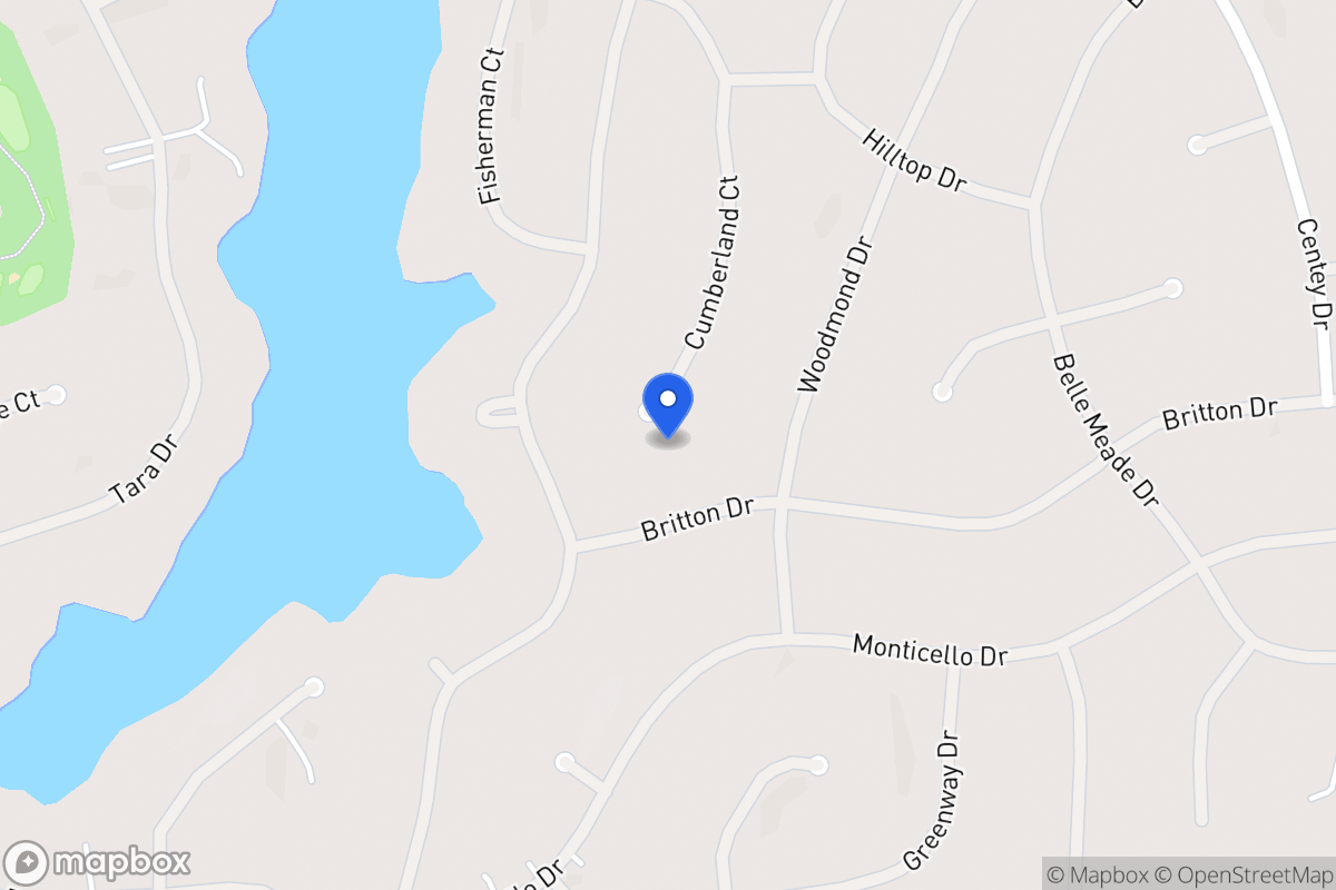 Map of 5098 Cumberland Ct