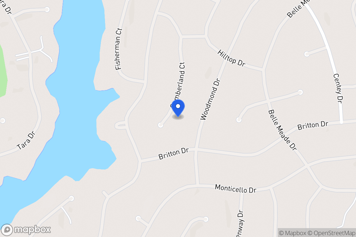 Map of 5100 Cumberland Ct