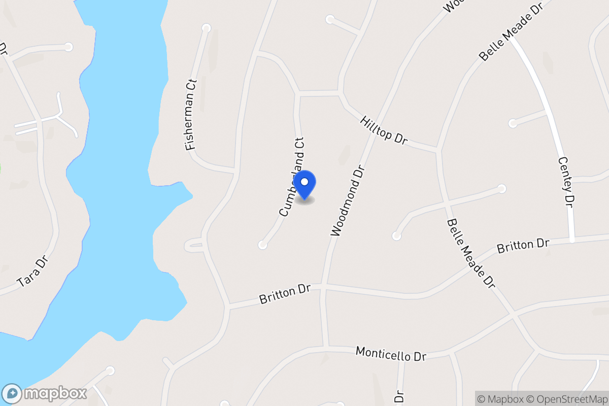 Map of 5103 Cumberland Ct
