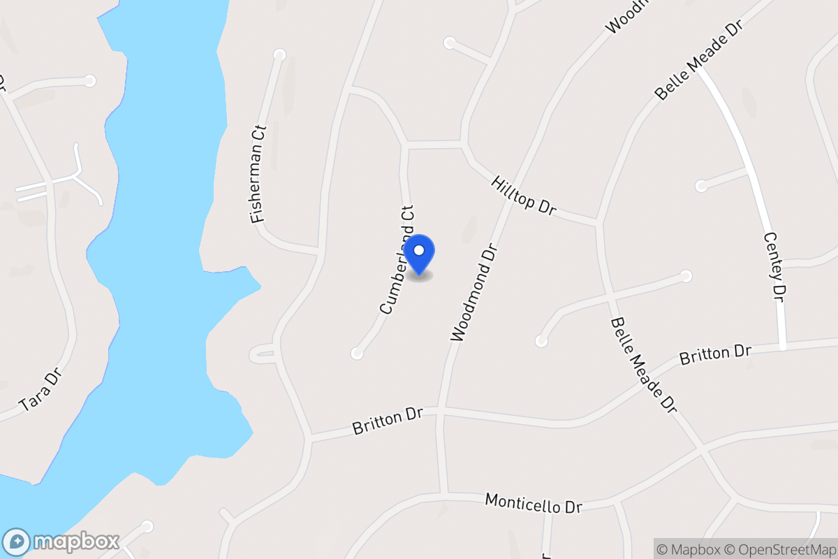 Map of 5104 Cumberland Ct