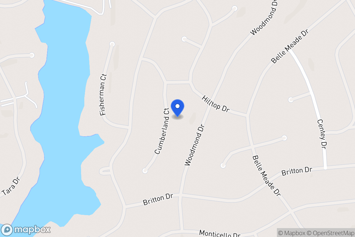Map of 5107 Cumberland Ct