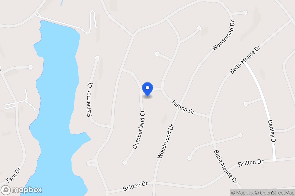 Map of 5110 Cumberland Ct